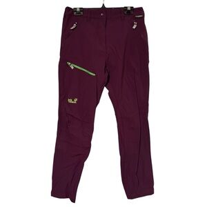 Jack Wolfskin Flexshield Pants Women’s Hiking Trouser in Berry